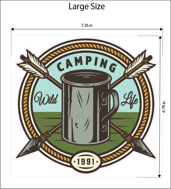 Cup Camping Wild Life